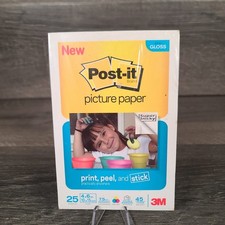 New Post-it Picture Paper 25 Sheets 4x6in 7.5ml Thickness Semi Gloss picture