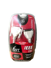NEW Printer Cable 6' Foot PC Compatible GE IEEE 1284 Brand New.  picture