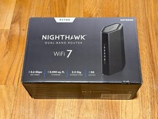 NETGEAR Nighthawk RS100 WiFi 7 BE3600 Router RS100-100NAS Open Box 3.6Gbps picture