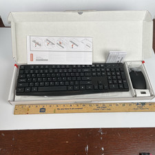 Lenovo 510 Wireless Keyboard & Mouse Combo Black USB Receiver 1200 DPI picture