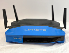 Linksys WRT1900ACS Dual-Band AC1900 Wi-Fi Router, 4-Port Gigabit Blue/Black picture