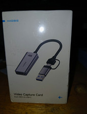 HAGiBiS Video Capture Card USB-A/USB-C Dual Port HDMI Dongle UHC07P picture