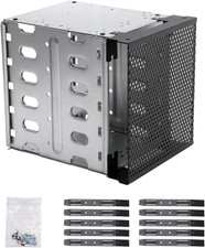 5.25 Inch to 5 X 3.5 Inch SATA SAS HDD Hard Drive Cage picture