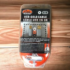 Geek Squad USB A to B Gold Plated Cable 6 ft 24K connections 2.0 Audiophile picture