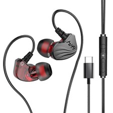 Type C Earphones Wired Headset USB C Gamer Headphones Cable Handsfree picture