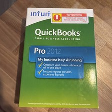 INTUIT QuickBooks Pro 2012 Small Business Accounting For Windows. Untested picture