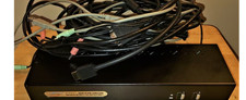 LinksKey LDV-DM712AUSK 2-Port USB KVM Switch W/ I/O Cables Dual Monitor DVI+VGA picture