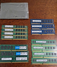 56GB Total Bulk Lot (14x 4GB) DDR3 / DDR3L Desktop RAM Memory Mix Tested Samsung picture
