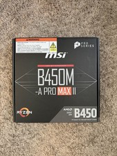 MSI B450M-A PRO MAX II Motherboard - B450/AM4/DDR4/MATX picture