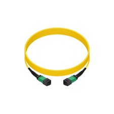 10 Pack of 1m Singlemode MPO F/F 12-Fiber Type B 3mm Fiber Optic Cable picture