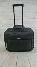 Samsonite Suitcase Bag Black Travel Rolling Retractable Handle Wheel picture