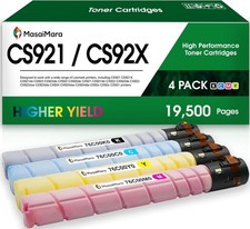 CS921 CS921X 76C00K/C/Y/M0 Toner Cartridge for Lexmark CX921/2de/3/4dxe/dte CS92 picture