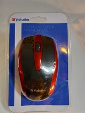 Verbatim Corded Notebook Optical Mouse Red picture