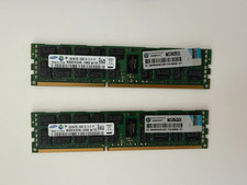 🔥 16GB MATCHED PAIR 🔥 Samsung 8GB 2Rx4 PC3-10600R Server RAM - HP 500205-071 picture