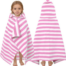 VOOVA & MOVAS Toddler Hooded Bath Towels 0-3T, 25''X40, Soft | Thick | 100% Cott picture