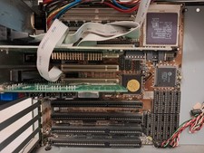 Vintage Holy Grail Biostar MB-8433UUD Socket 3 Motherboard AMD 5x86-P75 32MB  picture