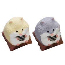 Artistic Hamster Resin Keycaps Durability Key Caps Comfortable Touch Feel picture