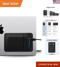 Sleek Stick-On Pocket Pouch for Portable SSDs - Lightweight Tech Organizer picture