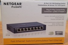 NETGEAR ProSAFE FS108 8-Port 10/100 Fast Ethernet Unmanaged Desktop Switch picture