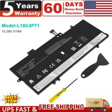 L18C4P71 L18L4P71 L18M4P72 Battery For Lenovo ThinkPad X1 Carbon 7th 8th Gen picture