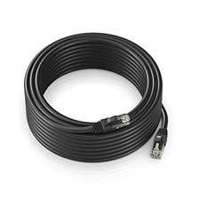 Maximm Ethernet Cable 100 ft CAT6 High Speed Internet Network 100 FT, Black  picture