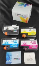LC406 Ink Cartridges High Yield Black Yellow Cyan Magenta by Miss Deer picture
