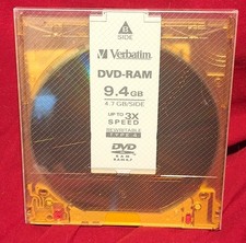Verbatim DVD RAM Double Sided 9.4GB 240 min #95003 Hard Coat picture