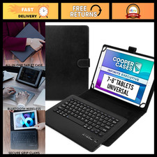 Universal 2-in-1 Tablet Keyboard Case for 7-8