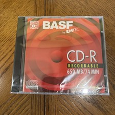 Emtec /  BASF CD-R ,74 min 650 MB Brand New 6 unopened CD-R picture
