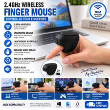 Finger Mouse, 2.4ghz Handheld Ergonomic Trackball Mouse picture