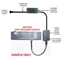 External (Standalone) Laptop Battery Charger for DELL internal Batteries, DE01 picture