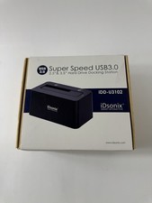 iDsonix iDD-U3102 USB 3.0 Dual Bay 2.5” 3.5” SATA Hard Drive Docking Station picture