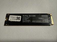 Crucial 2280mm P3 Plus 2TB M.2 NVMe Gen 4.0 x 4 SSD CT2000P3PSSD8 1yr Warranty picture