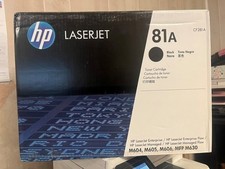 HP CF281A 81A Black Toner Cartridge LaserJet Enterprise Open box - sealed bag picture