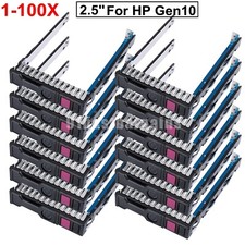 HPE NVMe 727695-001 2.5-inch Drive Tray for ML350/DL380/DL360 Gen10 Servers Lot picture