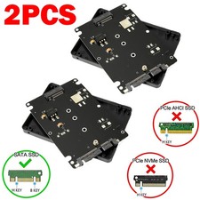 2pk M.2 NGFF (SATA) SSD to 2.5in SATA Adapter Card Thickness Enclosure with Case picture