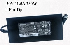 Genuine Chicony 20V 11.5A 230W Charger 4 Pin Tip Power AC Adapter A17-230P1B picture