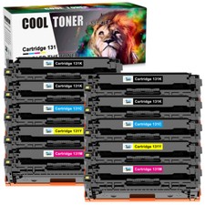 For Canon 131H 131 Toner Set Black Cyan Magenta Yellow Genuine OEM CRG-131H  Lot picture