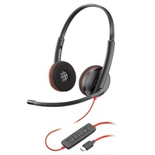 Poly Blackwire 3220 Wired Headset (Plantronics) - Noise-Canceling Mic – Stereo picture