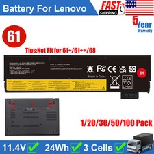 LOT Battery For Lenovo Thinkpad T470 T480 T570 T580 P51s P52s 01AV423 01AV425 US picture