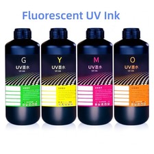 High quality Fluorescent UV Ink 1000ml/pcs For Kyocera KJ4A KJ4B UV printer picture