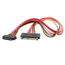 NFHK SAS Hard Disk Drive SFF-8482 SAS Cable 29Pin Male to Female Extension Cable picture