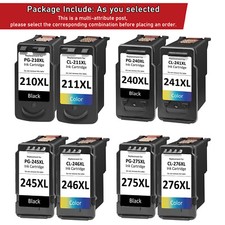 Ink Cartridges for Canon PG-210XL 240XL 245XL 275XL CL-241XL 246XL 276XL Printer picture