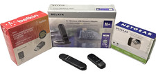 Belkin Wi-Fi USB Adapter N300, Belkin N+ Adapter, Netgear Micro Adapter, Bundle picture