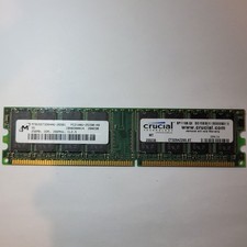 Crucial 256MB PC2100U DDR-266MHz CL2.5 Desktop RAM Memory Module picture
