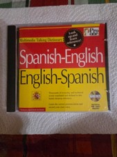 Pro One Spanish-English English-Spanish Multimedia Talking Dictionary PC CD ROM picture