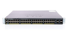 Cisco WS-C2960X-48FPS-L 48 Port GigE PoE Switch 740W AC 4x SFP LAN picture