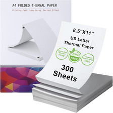8.5 X 11 Inch A4 Thermal Printer Paper, Bpa/Bps-Free, Folded Continuous Paper picture