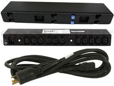 Dell AP6021 20A PDU 200-240VAC 13xC13 Outlets 1T891 L6-30P C19 10xC13-C14 Cables picture