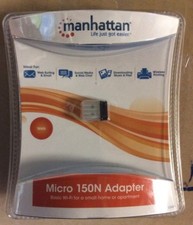 Manhattan 525503 Micro 150Mbps Wireless-N USB 2.0 Adapter picture